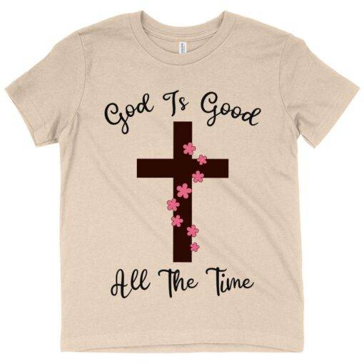 Kids' God Is Good Christian T-Shirt 3