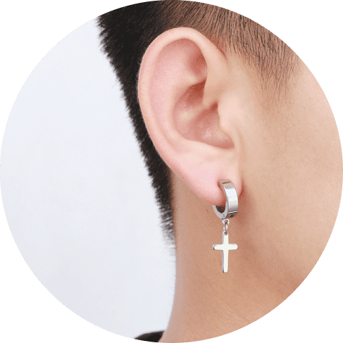 Dangle Cross Earring 4