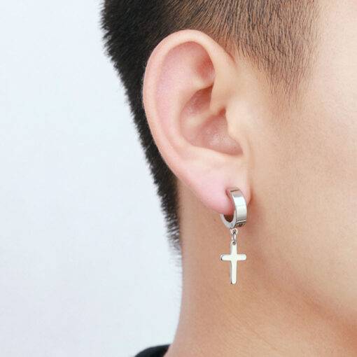 Dangle Cross Earring 3