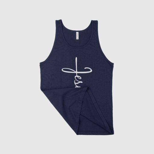 Jesus Cross Unisex Jersey Tank 4