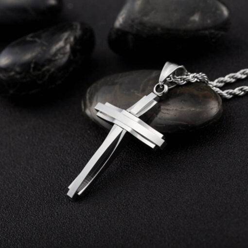 Silver Cross Pendant 3