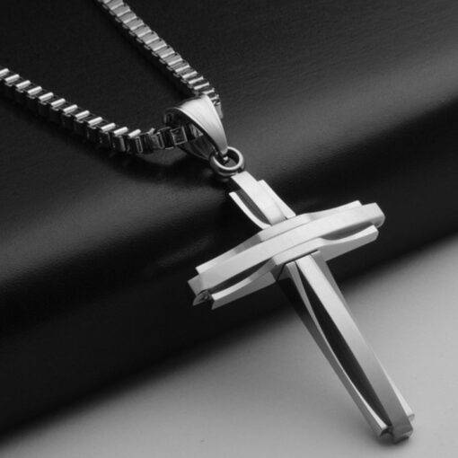 Silver Cross Pendant 4